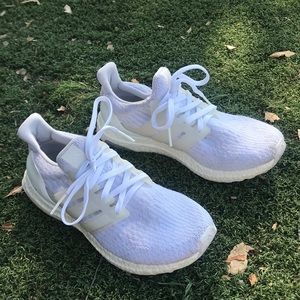 adidas White Sneakers Modern Knit Design